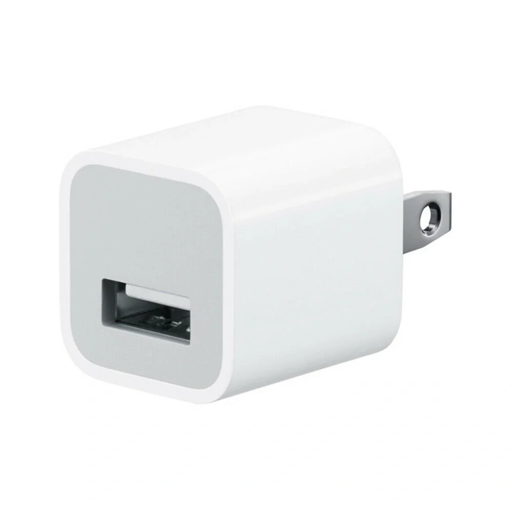 NEW USB Wall Charger, Apple iPhone- USB Power Adapter (White)